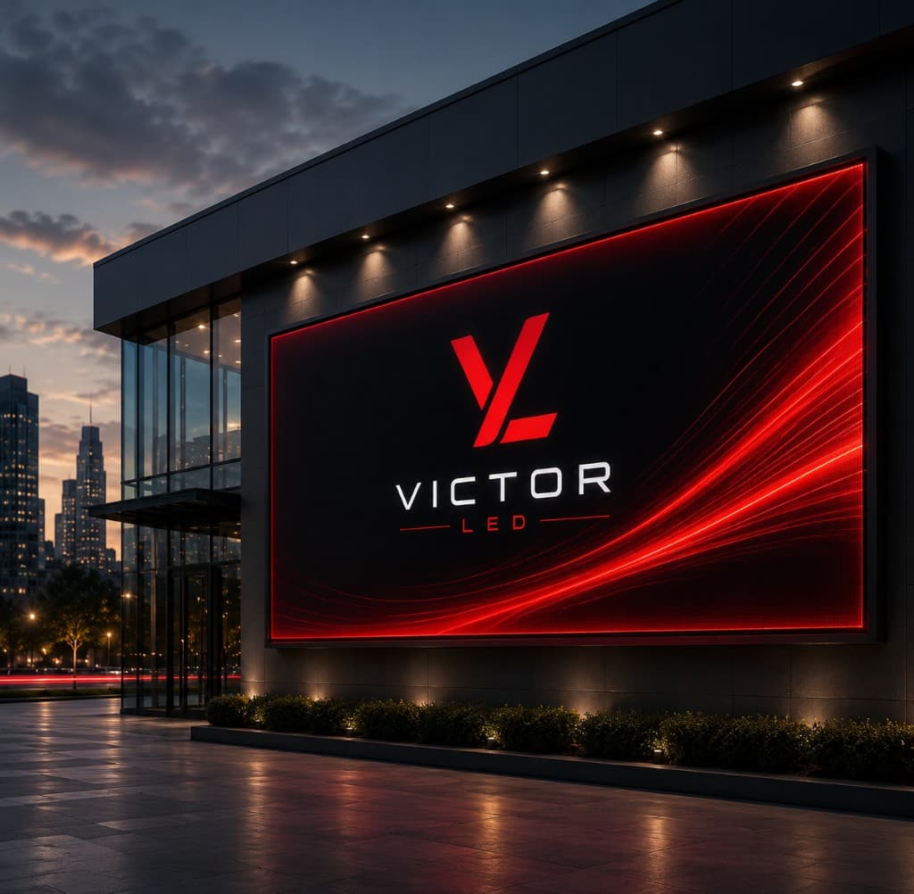 Victorled outdoor LED display installation - Victor LED